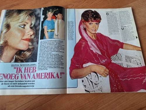 Magazine olivia newton - newton, john